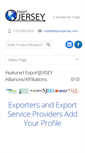Mobile Screenshot of exportjersey.com